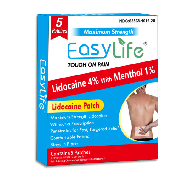 Lido 4% Menthol 1 % Pain relief patches