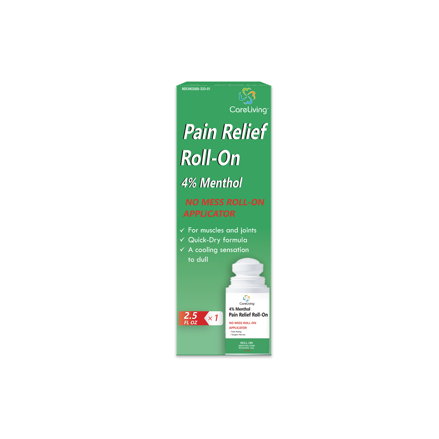 CareLiving Roll On Pain Relief Gel